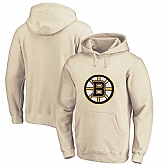 Men's Customized Boston Bruins Cream All Stitched Pullover Hoodie,baseball caps,new era cap wholesale,wholesale hats